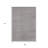 5' X 8' Gray Area Rug