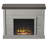 Alaya 47.38'' W Electric Fireplace & Mantel Package with 4600 BTU-395506905
