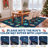 Christmas Area Rug Living Room Rugs Washable Rug Soft Neutral Boho Bohemian Farmhouse Rug Indoor Floor Carpet for Bedroom Under Dining Table Home Office Decor-1350139208