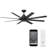66" 8 - Blade Outdoor / Indoor Smart Ceiling Fan with Remote Control Included, Works With Google Assistant, Amazon Alexa and IOS/Android Mobile APP-56806449-57504434