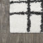 Tapis blanc / gris à poils longs Arenal-1422488221