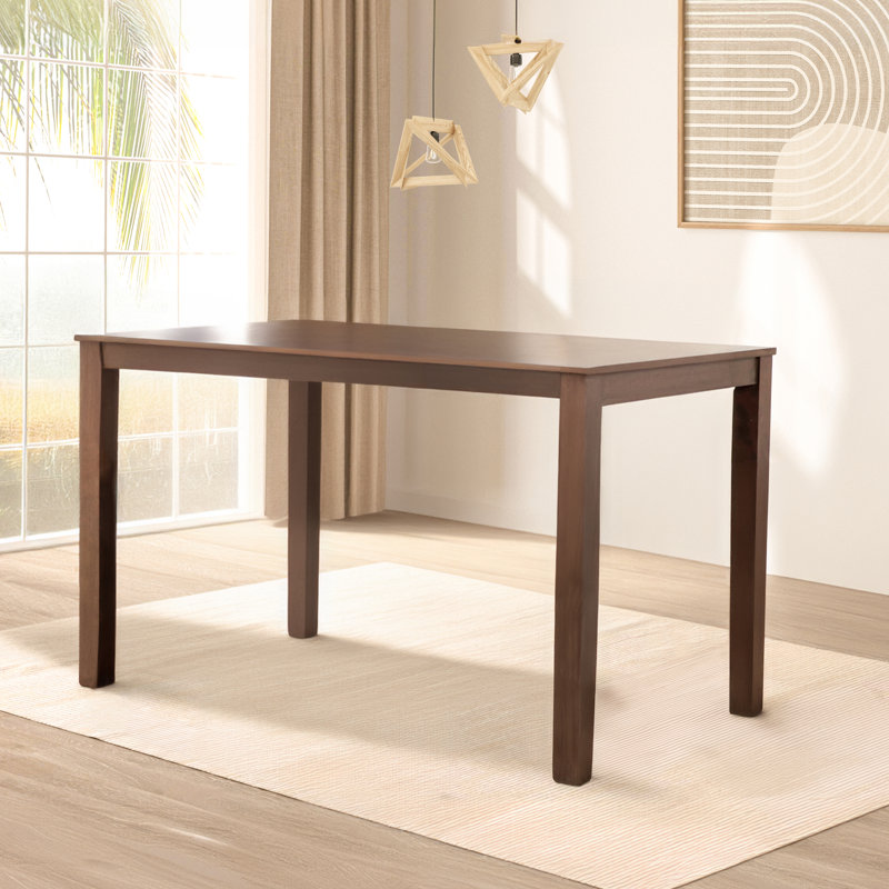 Conchetta Rectangular Dining Table, Counter Height (36" H), Brown