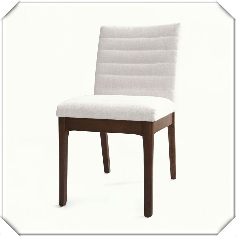 Chaise de salle à manger rembourrée, pieds en caoutchouc, confortable, robuste, pratique et élégant