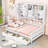 Wooden Daybed with Shelves and 2 Drawers-1443420143-1443420129