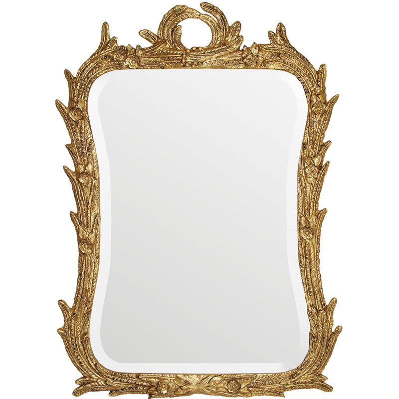 Miroir décoratif biseauté traditionnel The Thorpe, 50 po x 35 po