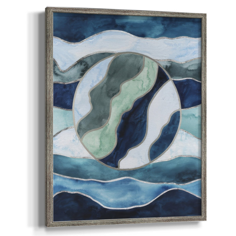 «Siren's portail I», reproduction encadrée - bois massif, H 21 po x l 17 po