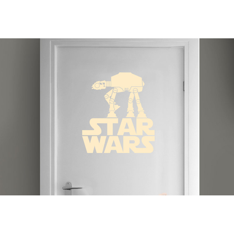 Entertainment Wall Decal, Beige