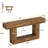 2-Tier Sofa Table, Rustic Farmhouse Console Table-36128692