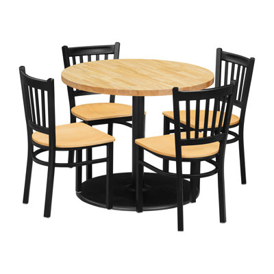 Ensemble de table ronde 36 "avec chaises