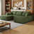 Velours côtelé vert sélectionné