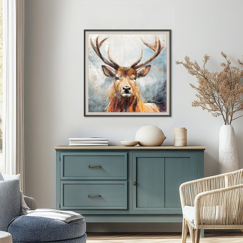 Single Picture Frame Print, Brown, 85 cm H x 85 cm W
