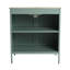 Armoire de salle de bain autoportante 30 po vert menthe - Fabrication en acier (plateau exclu)