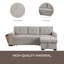 Canapé modulaire 3 pièces rembourré-1051171941