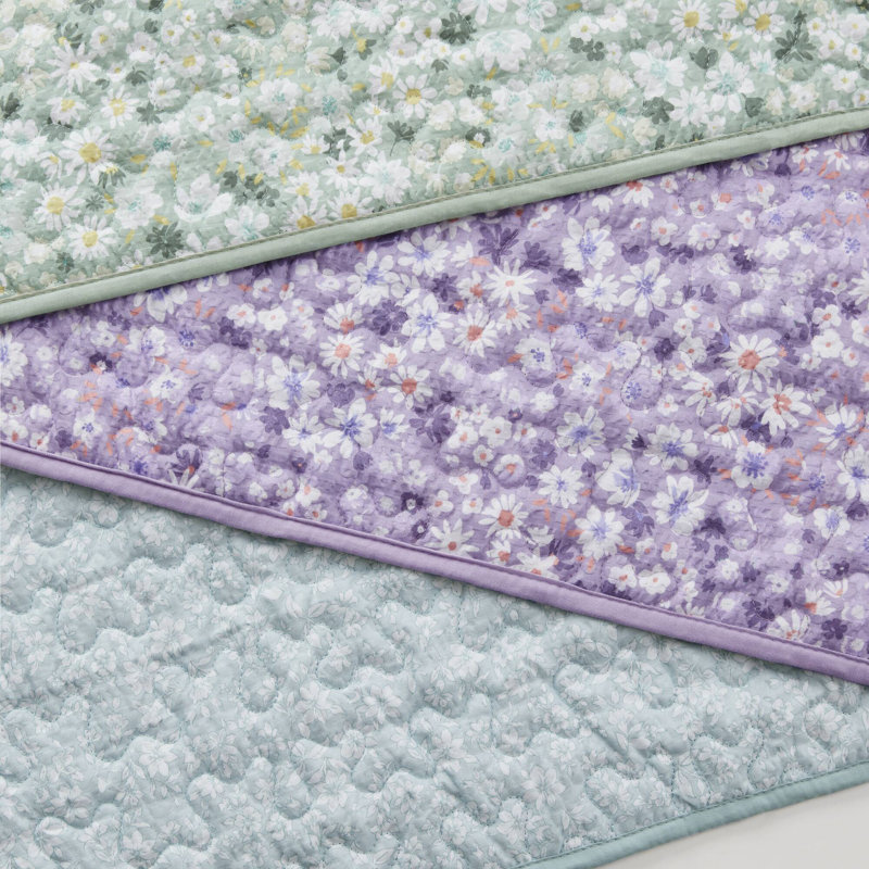 Ensembles de literie en microfibre douce pour grand lit, floral maison de campagne