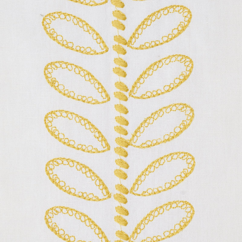 Tissu de broderie Camile, Jaune