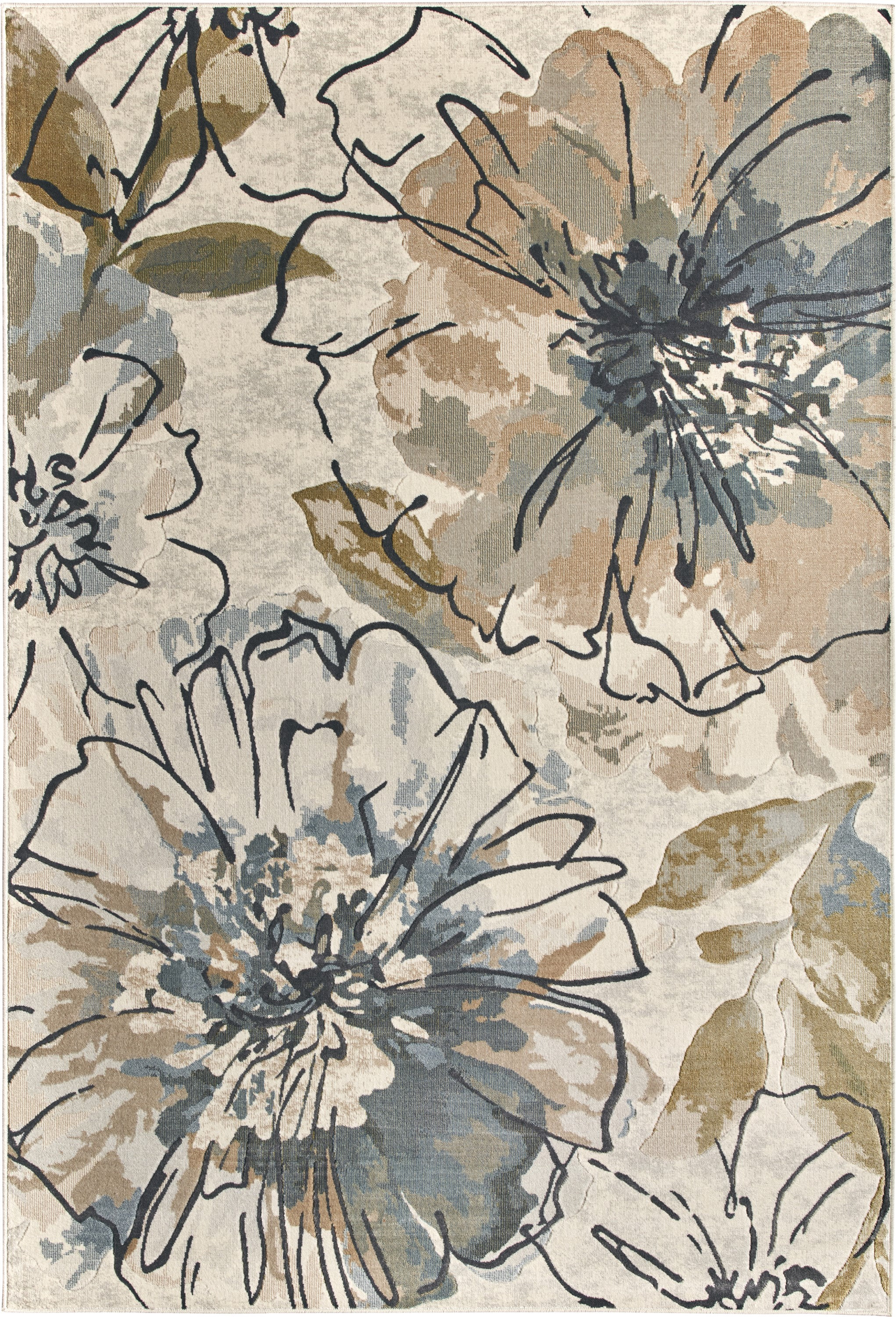 Rosalind Wheeler Derrich Abstract Flat Weave Multicolor Area Rug ...