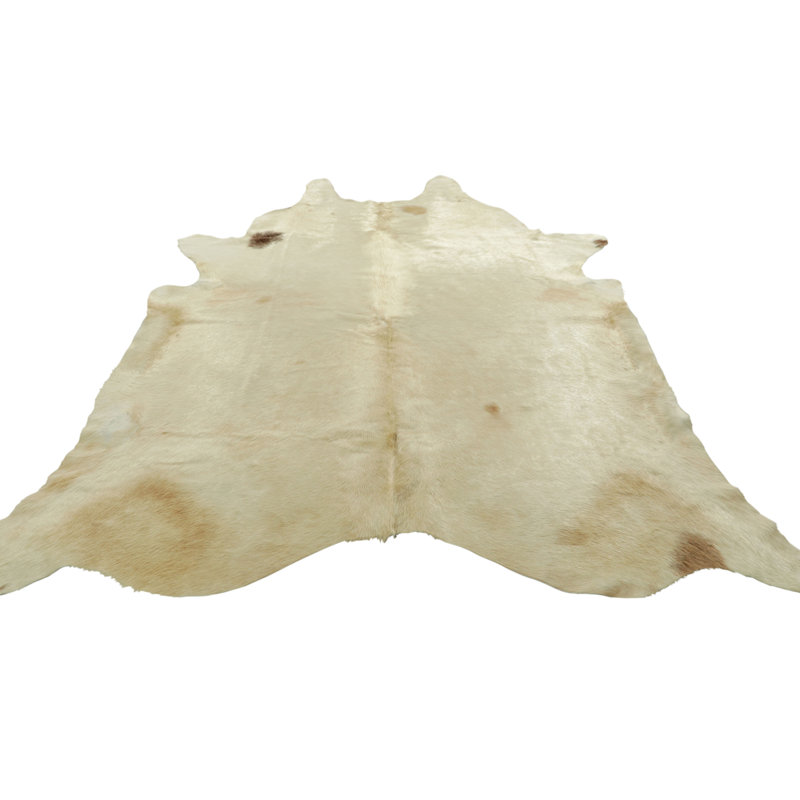 Rug & Kilim’S Extra Large Cowhide Rug In Beige, White And Cream Tones