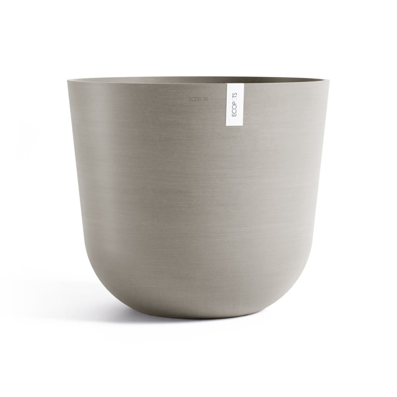 Pot Planter, 22.25" H x 25.5" W x 25.5" D, Beige