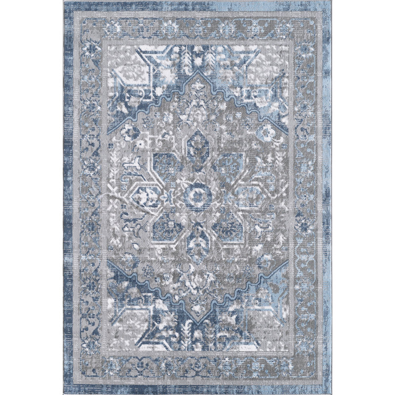 Minton Paisley Flatweave Area Rug, Rectangle 80 x 150cm