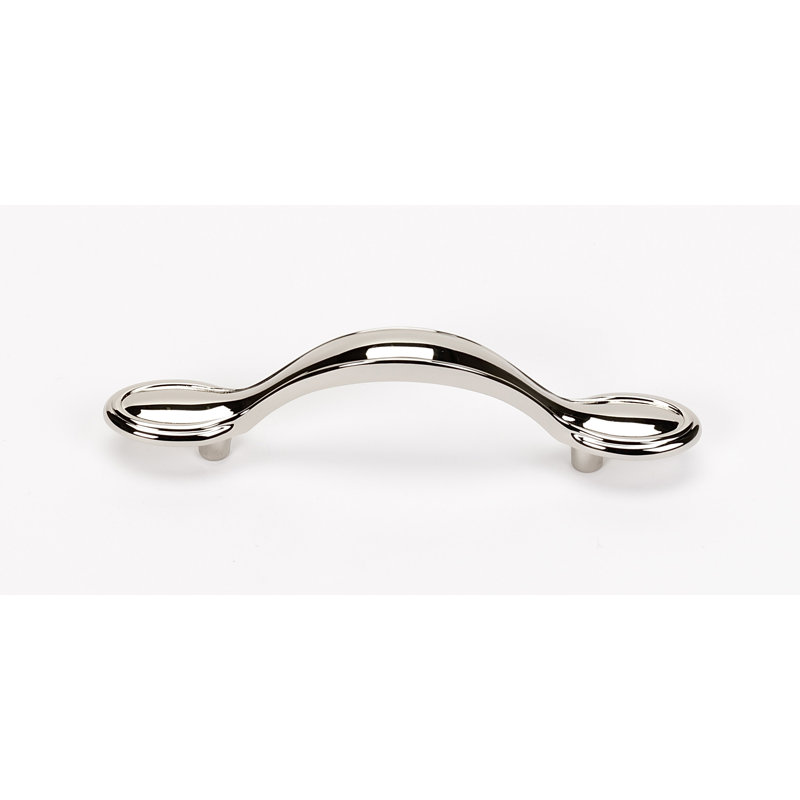 Classic Traditional Arch Pull, Polished Nickel