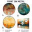 «Modern Evolve New York City Cityscape II», art mural abstrait en métal, impression moderne sur métal-2046864251