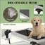 Lit de camp surélevé portatif pour animaux avec coussin confortable, pour une utilisation intérieure et extérieure, assurant le repos et la détente de votre animal.-1118530508-1118530509
