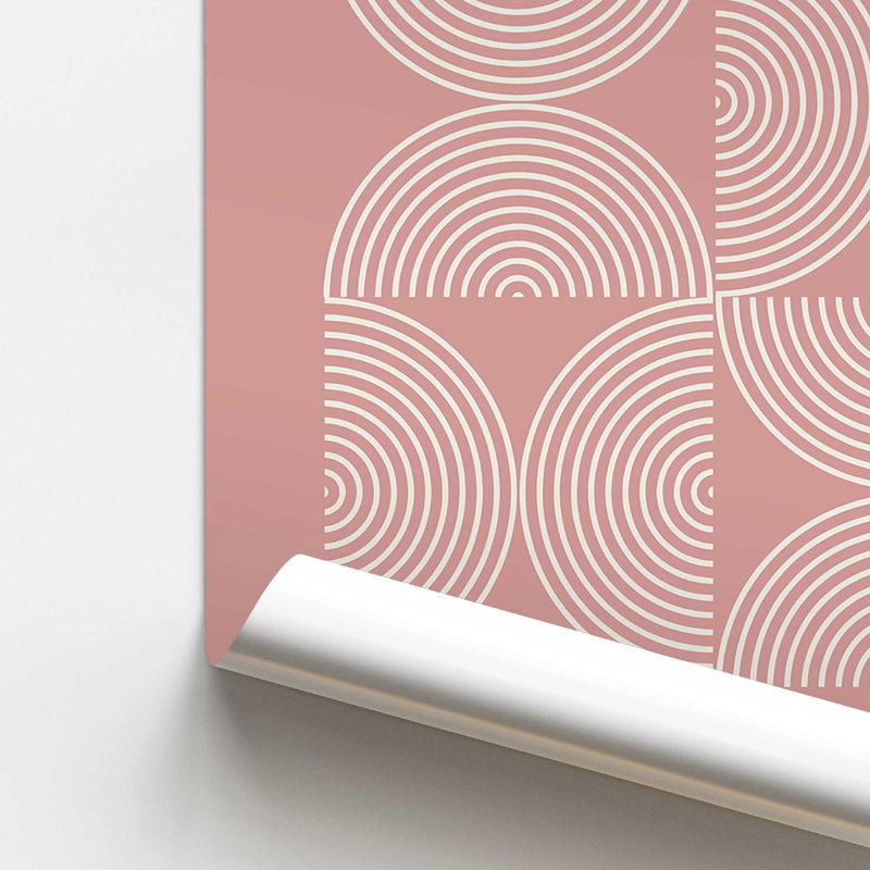 «Pink Bauhaus Flow II», reproduction dans un cadre, H 16 po x l 12 po, Impression sans cadre, Ne s’applique pas