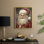 «Christmas Holiday Art DI», reproduction encadrée - bois massif