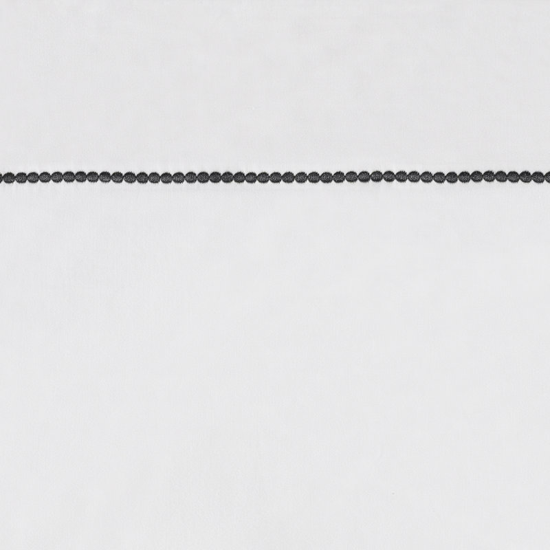 Dot Sheet Set, White/Black , Queen Sheet Set