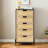 Modern Dresser, 5-Drawer Tall Storage Unit For Bedroom, Living Room, Hallway, And Office-1568243317