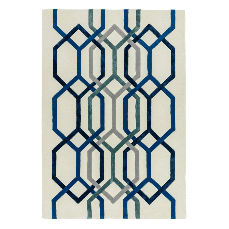 Hargrove Geometric Hand Woven Area Rug, Rectangle 160 x 230cm