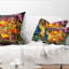 Amber Abstract - Coussin imprimé abstrait