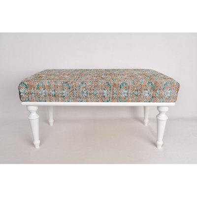 Cotton Upholstered Bench