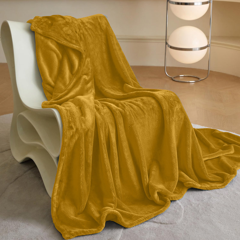 Adamczyk Soft Touch Mink Faux Fur Plush Sofa Throw/Blanket , Teal, 150cm x 200cm