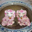 Staffordshire Style Dog Figurines – Pink Florets Small (Set of 2)