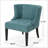 Staas Tufted Wingback Chair Modern Accent Chair Armless Chair Reading Chair Bedroom Chair-1448218864