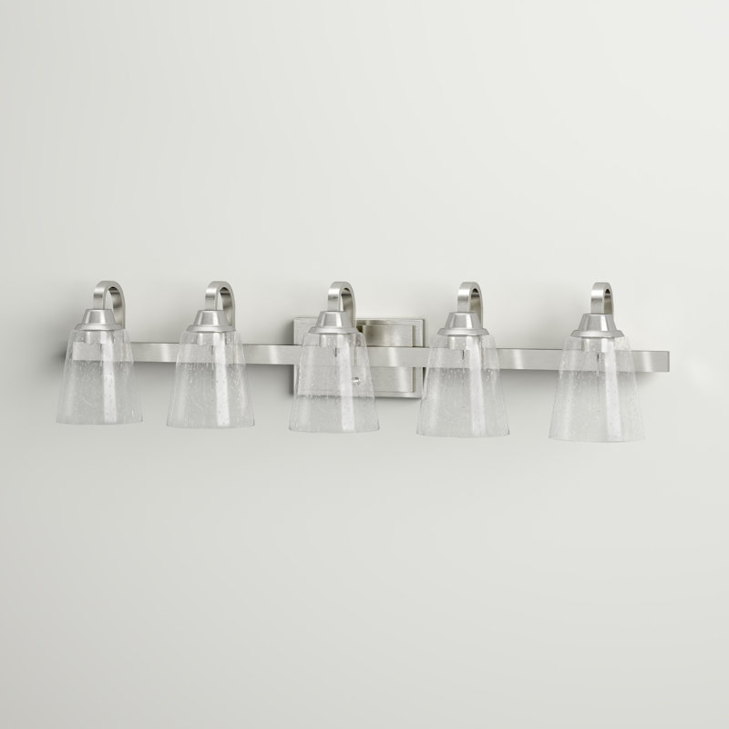 Gainesville 5 - Light Dimmable Vanity Light, Brushed Polished Nickel