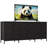 63" TV Stand Dresser with 9 Fabric Drawers for TVs up to 70", Entertainment Center with Storage Organizer-1403806148