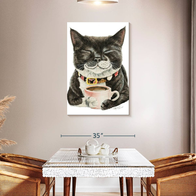 Brampt Purrfect Morning, 45" H x 30" W