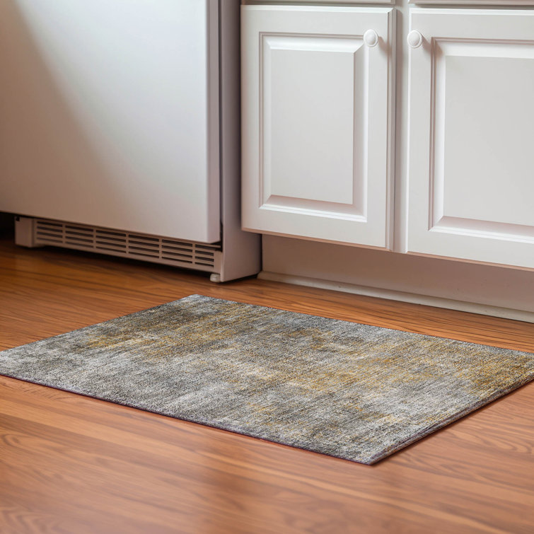 Premium Machine Washable Cerrito AMF593 Gray Rug
