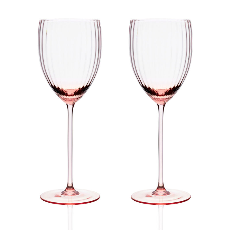 Quinn Crystal White Wine Glass, Citrine