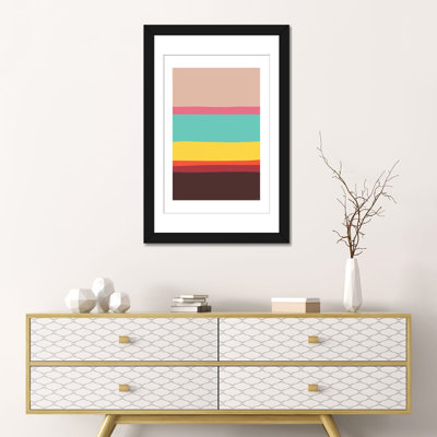 « modern abstract v », impression sur toile