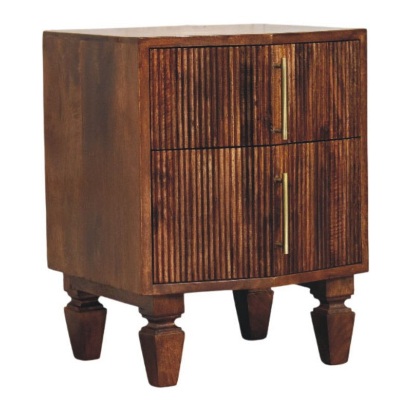 Harper Ribbed Chestnut Gudella