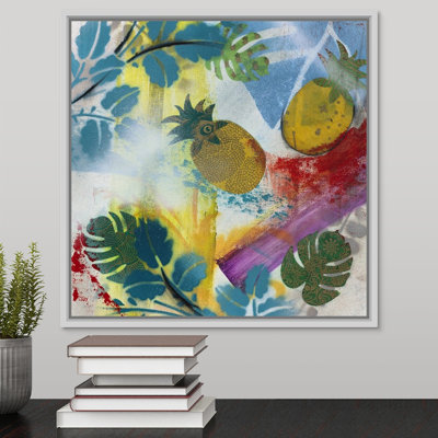 « new tropical bliss ii », peinture sur toile