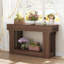 Table d'entrée moderne en bois avec console étroite de 47 po