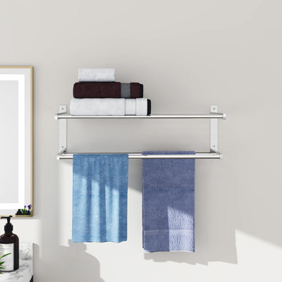 Porte-serviettes de salle de bain mural 24 po