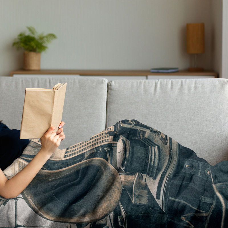 Hand Woven Throw Blanket, 60" x 80"