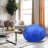 4ft Minky Velvet Bean Bag Chair for Kids &amp; Adults - Washable Cover | Blue | Velvet-1770949276-1770949248