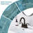 Oil Rubbed Bronze Bathroom Faucet With 2-Handle And 360 Degree Rotating Spout, Crescent Moon Style 4-Inch Centerset Vanity Sink With Pop-Up Drain And Supply Hoses