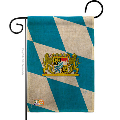 Double Sided 18.5'' H x 13'' W Burlap Garden Flag
